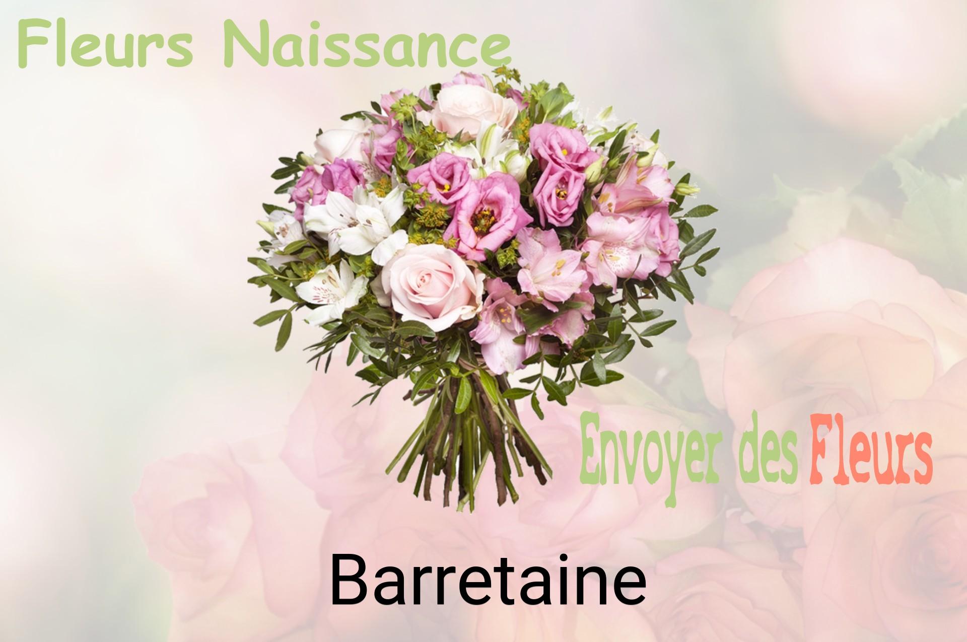 Bouquet de fleurs de naissance livré à Barretaine